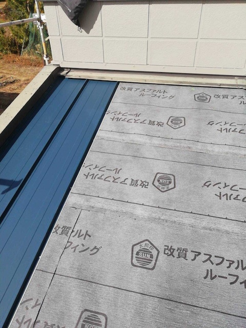 屋根材設置・別角度